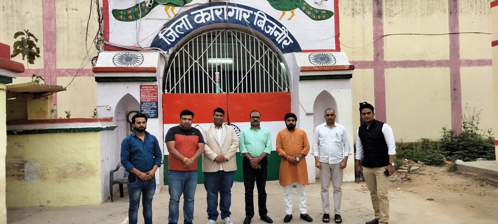 अपराध निरोधक समिति ने बिजनौर जेल का निरीक्षण