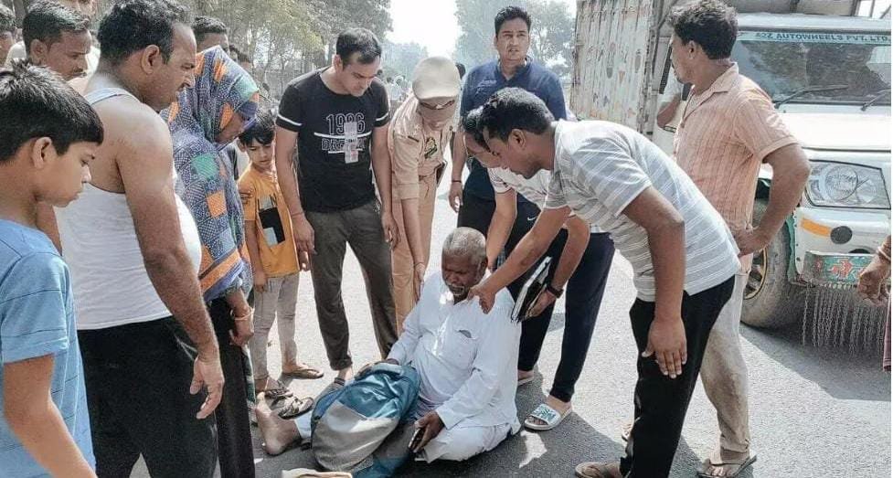 ट्रक ने स्कूटी को मारी टक्कर पौती की मौत