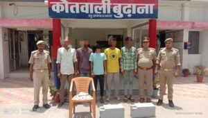 पांच चोर गिरफ्तार, पुलिस ने दो चोरियों का किया खुलासा